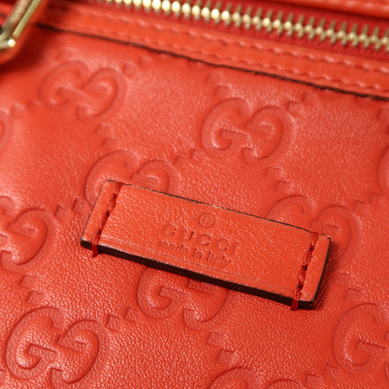 GUCCI 牛皮皮革Hand Bag金扣手挽袋-8