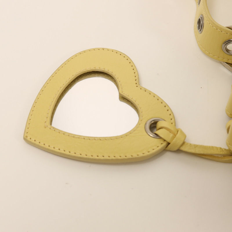 BALENCIAGA 羊皮皮革Le Cagole XS銀扣肩背袋-11