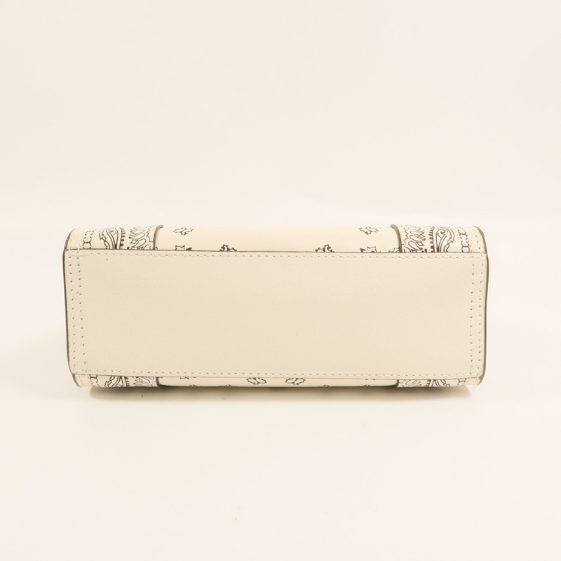 Tory Burch 皮革Ella Micro Tote Bag銀扣手挽肩背兩用袋-3