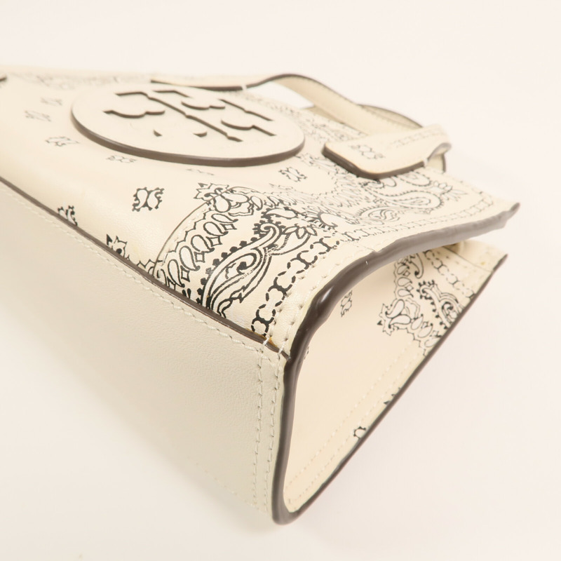 Tory Burch 皮革Ella Micro Tote Bag銀扣手挽肩背兩用袋-4