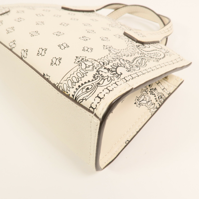 Tory Burch 皮革Ella Micro Tote Bag銀扣手挽肩背兩用袋-6