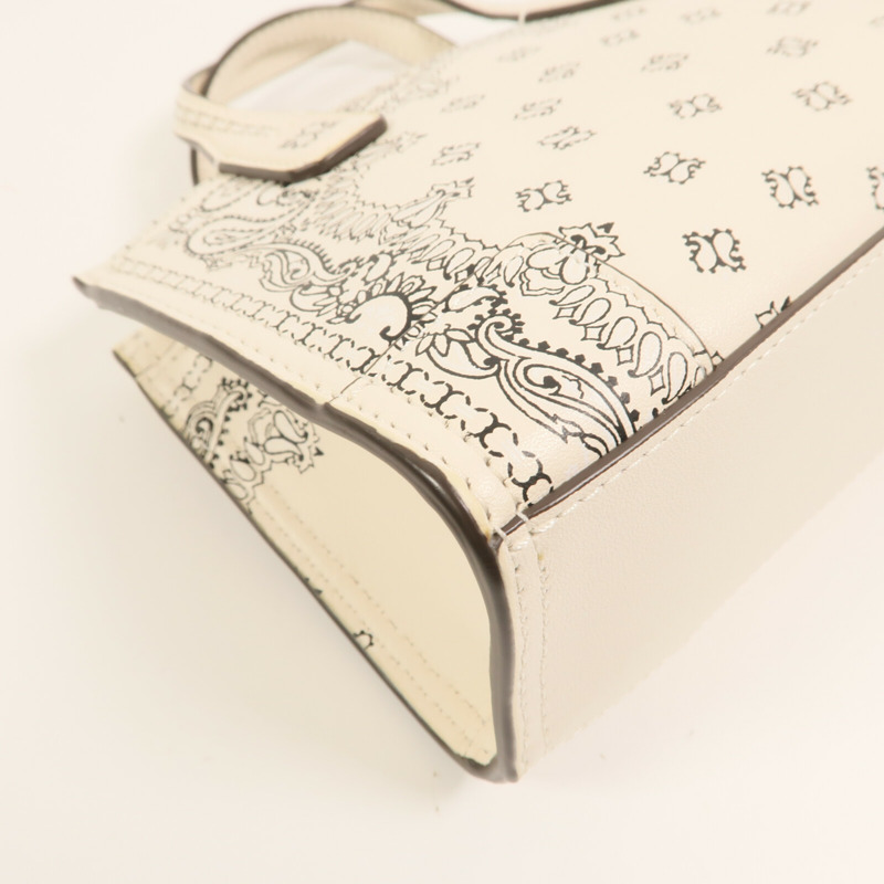 Tory Burch 皮革Ella Micro Tote Bag銀扣手挽肩背兩用袋-7