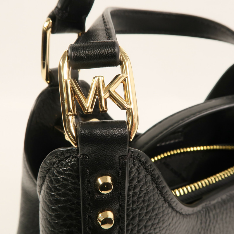 Michael Kors 牛皮皮革Shoulder Bag金扣手挽肩背兩用袋-10