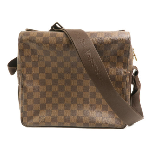 LOUIS VUITTON Damier Naviglio金扣肩背袋
