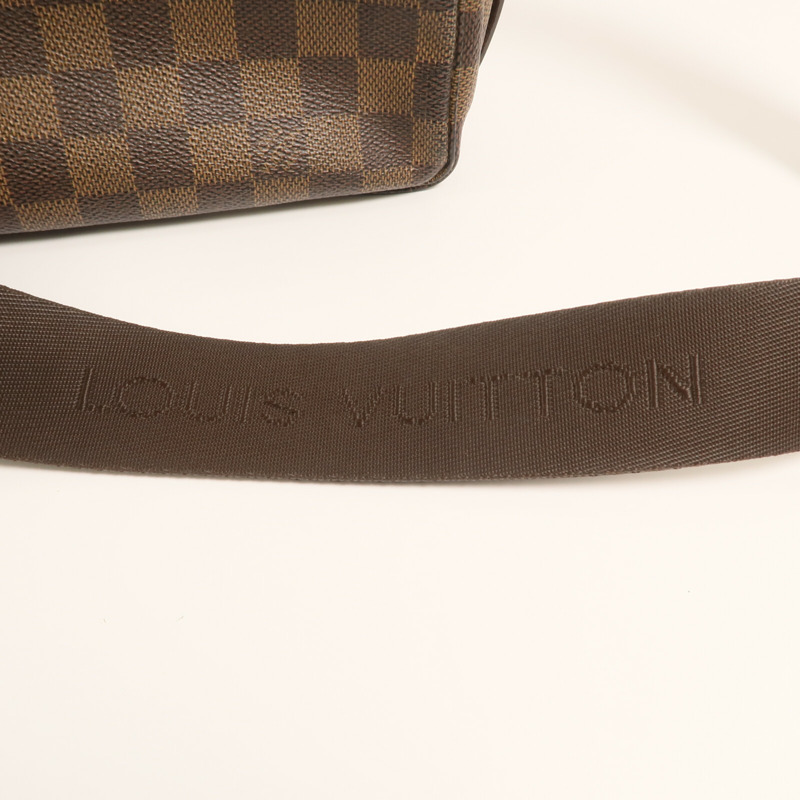 LOUIS VUITTON Damier Naviglio金扣肩背袋-11
