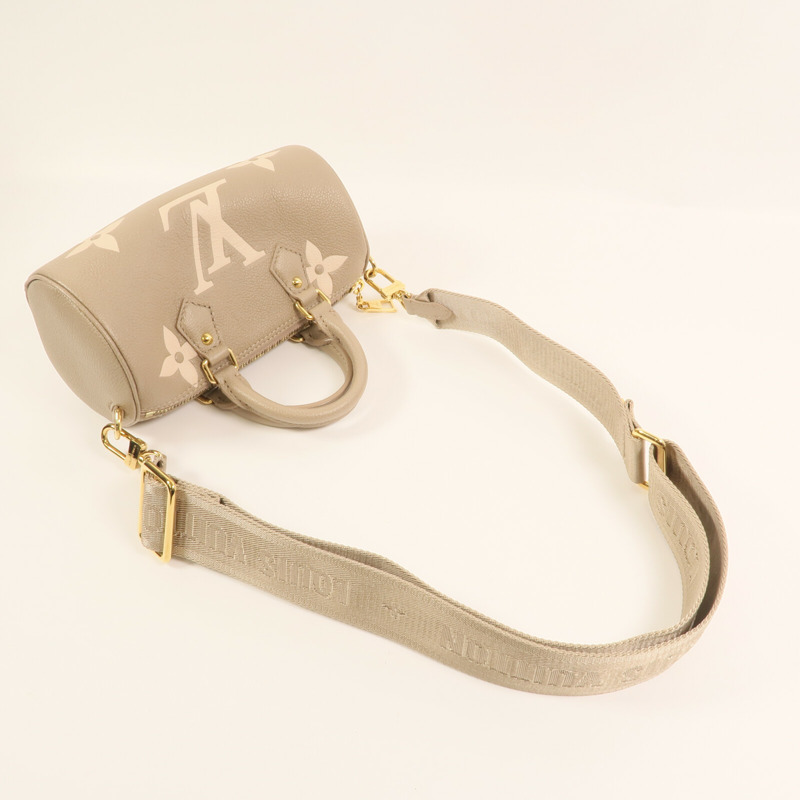 LOUIS VUITTON Monogram Empreinte Papillon BB金扣手挽肩背兩用袋-6