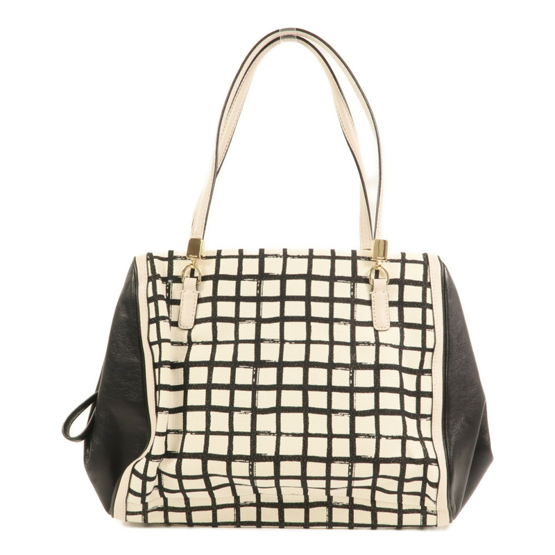 COACH 帆布Shoulder Bag金扣肩背袋-1