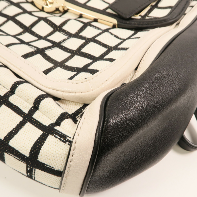 COACH 帆布Shoulder Bag金扣肩背袋-5