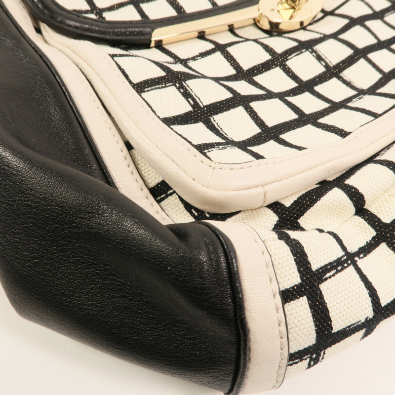 COACH 帆布Shoulder Bag金扣肩背袋-6