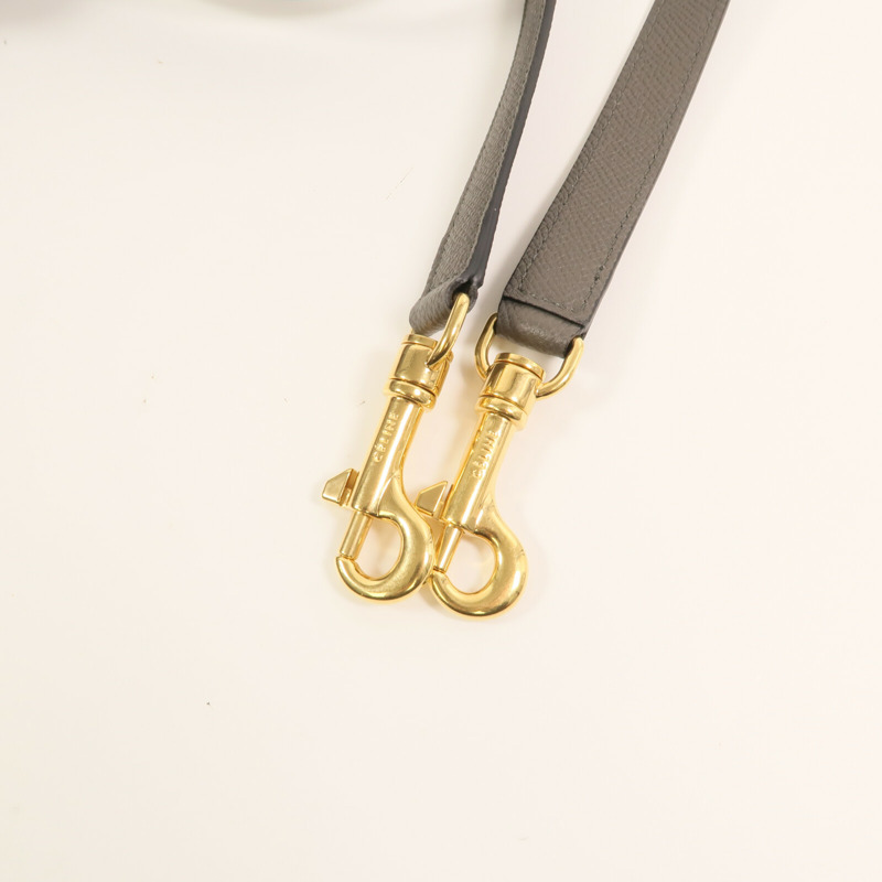 CELINE 牛皮皮革Belt Bag金扣手挽肩背兩用袋-4