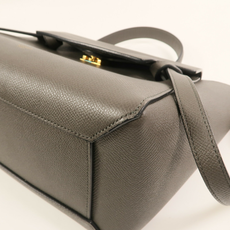 CELINE 牛皮皮革Belt Bag金扣手挽肩背兩用袋-6