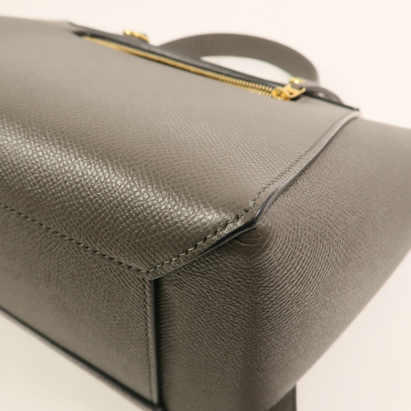 CELINE 牛皮皮革Belt Bag金扣手挽肩背兩用袋-8