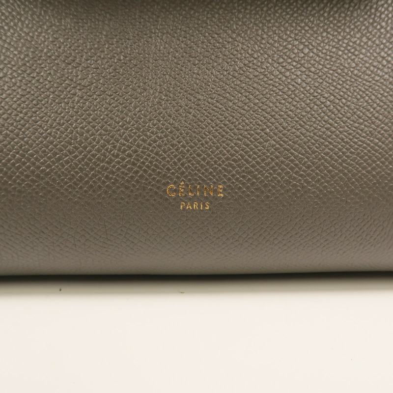 CELINE 牛皮皮革Belt Bag金扣手挽肩背兩用袋-10