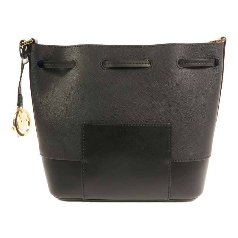 Michael Kors 牛皮皮革Bucket Bag金扣肩背袋-1