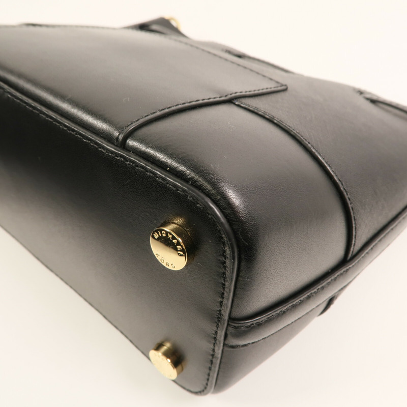 Michael Kors 牛皮皮革Bucket Bag金扣肩背袋-6