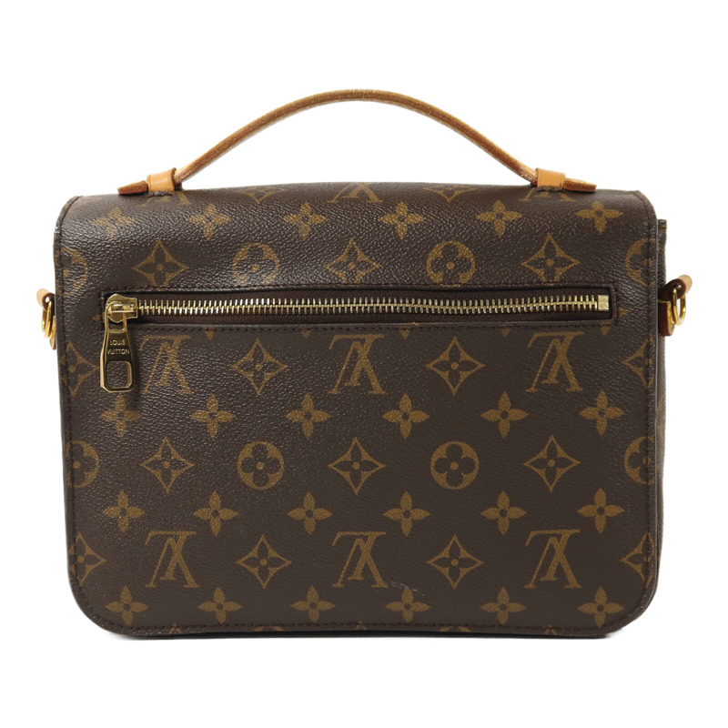 LOUIS VUITTON Monogram Pochette Metis MM金扣手挽肩背兩用袋-1