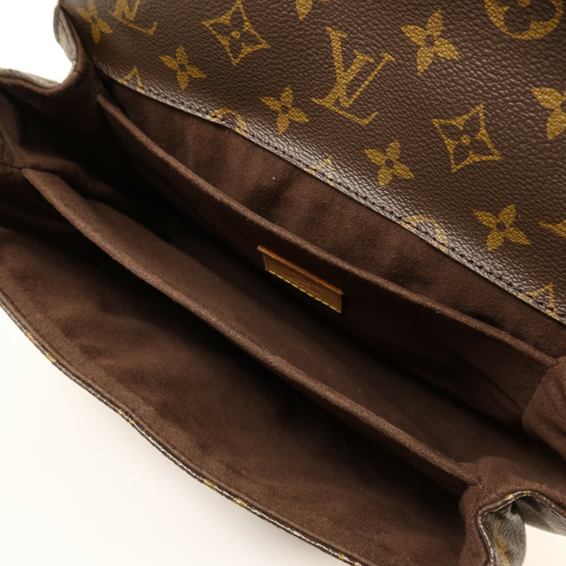 LOUIS VUITTON Monogram Pochette Metis MM金扣手挽肩背兩用袋-4