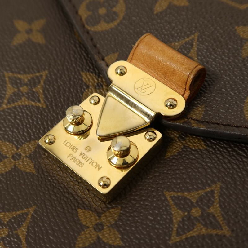 LOUIS VUITTON Monogram Pochette Metis MM金扣手挽肩背兩用袋-9