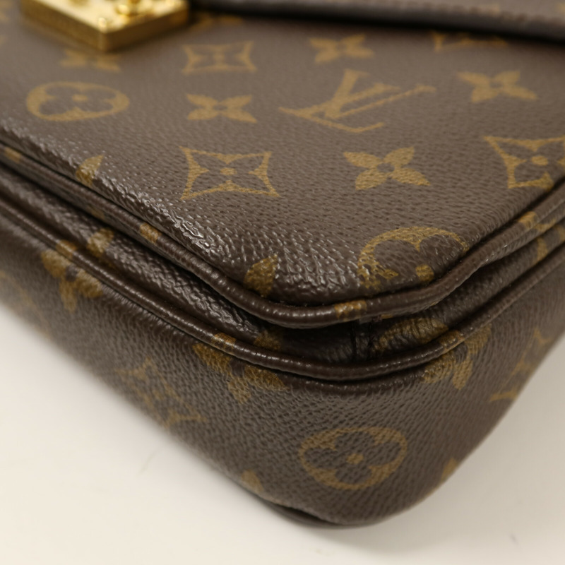 LOUIS VUITTON Monogram Pochette Metis MM金扣手挽肩背兩用袋-11
