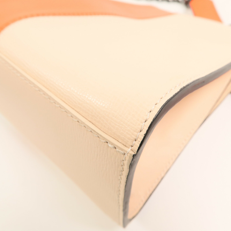 Longchamp 牛皮皮革Shoulder Bag銀扣鏈帶肩背袋-8