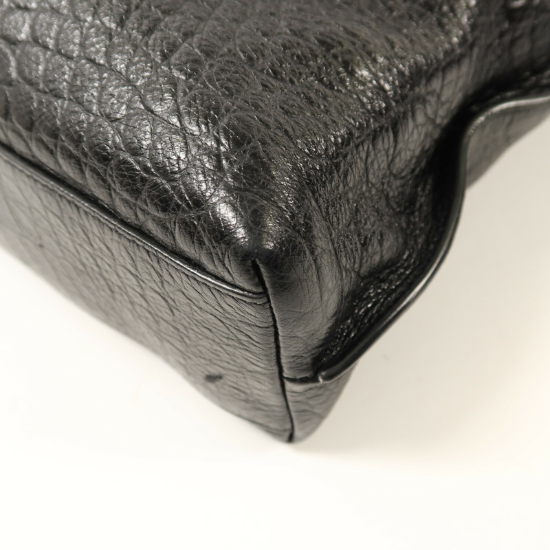 SAINT LAURENT 牛皮皮革Tag Hobo Bag金扣手挽肩背兩用袋-12