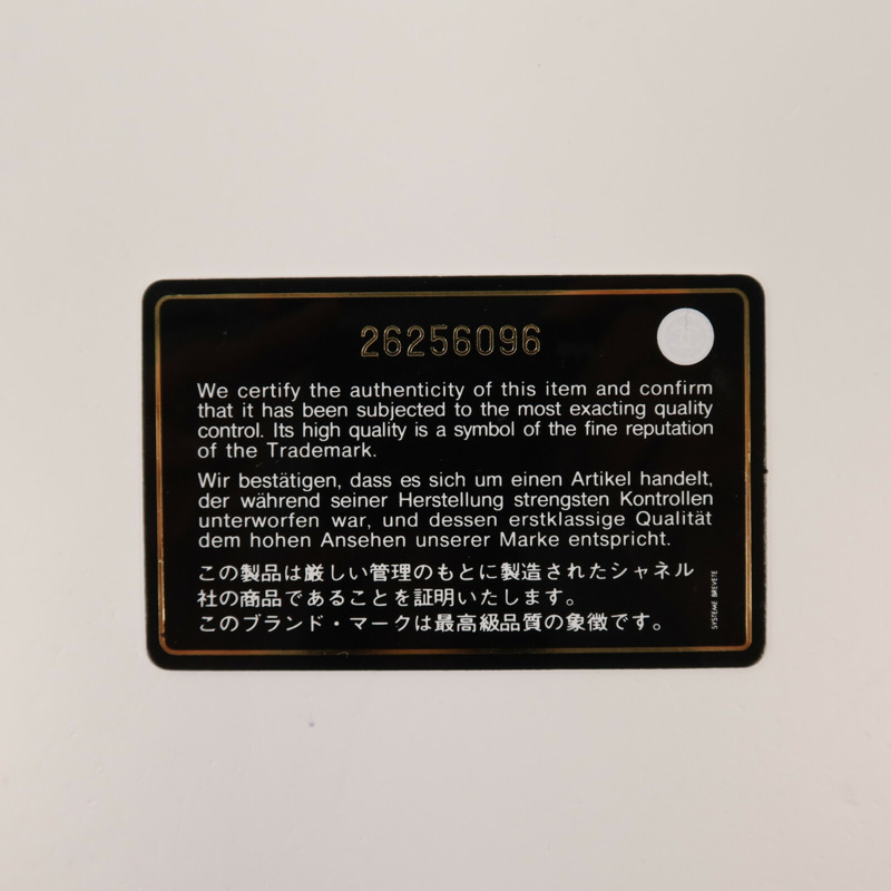 CHANEL 牛皮皮革Vanity Case金扣鏈帶手挽肩背兩用袋-8