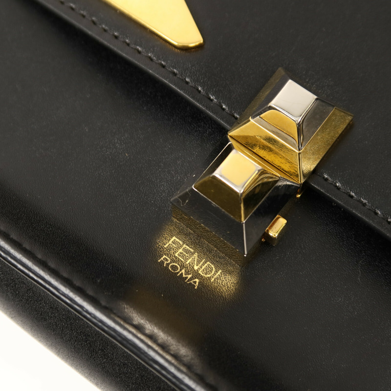 FENDI 牛皮皮革Kani手挽肩背兩用袋-10