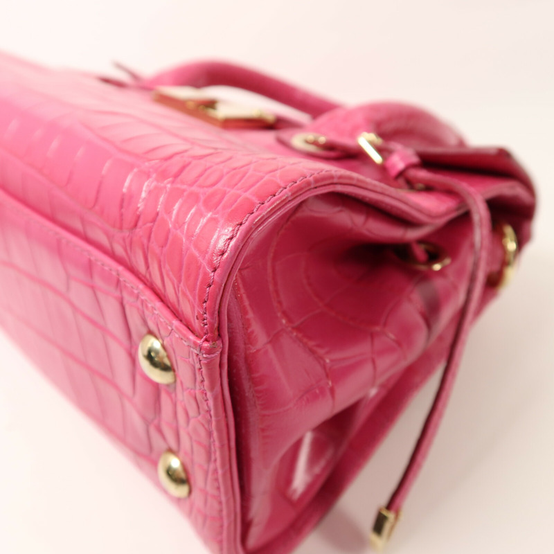 JIMMY CHOO 牛皮皮革2 Way Shoulder金扣手挽肩背兩用袋-13