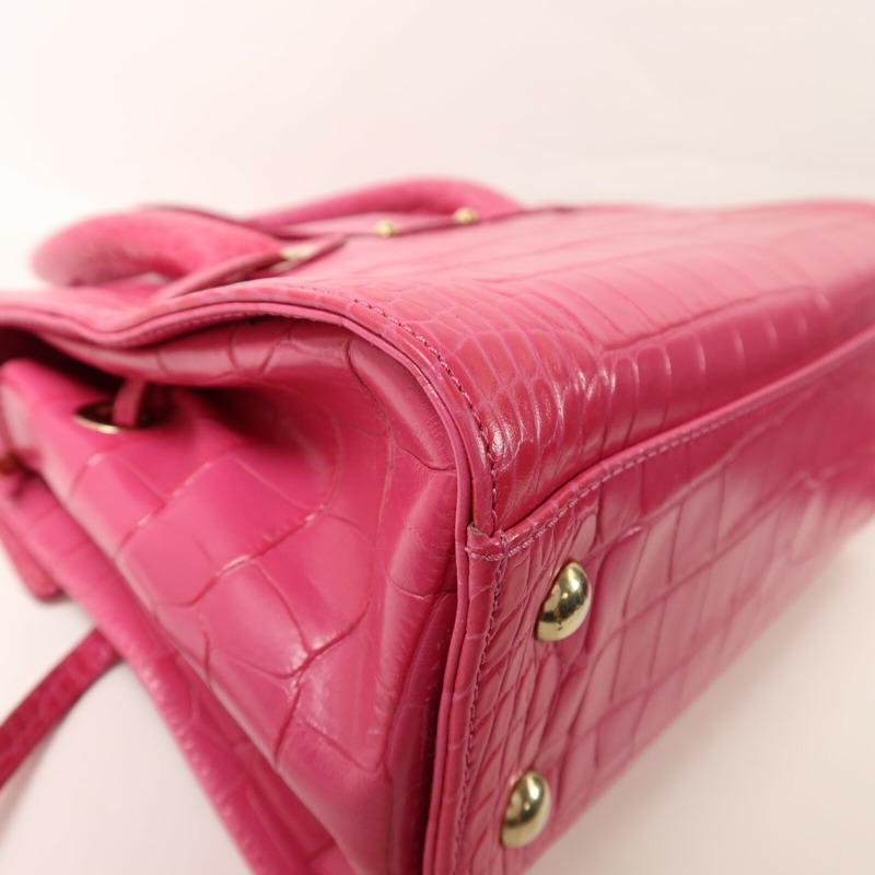 JIMMY CHOO 牛皮皮革2 Way Shoulder金扣手挽肩背兩用袋-14