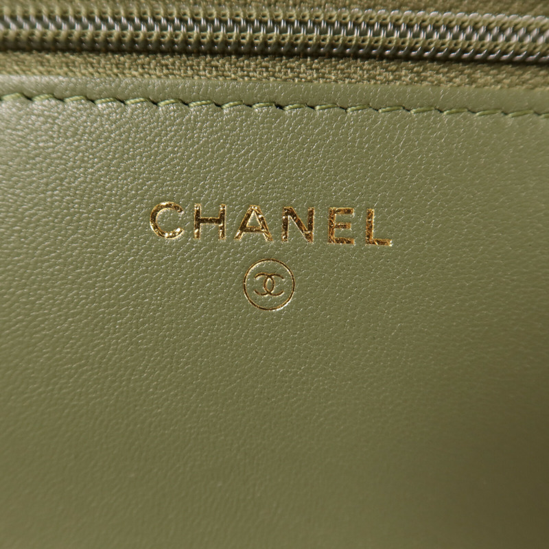 CHANEL 羊皮皮革Chanel 19 Wallet On Chain鏈帶肩背袋-5