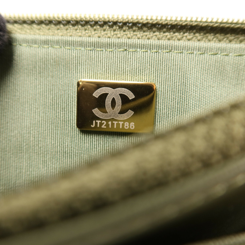 CHANEL 羊皮皮革Chanel 19 Wallet On Chain鏈帶肩背袋-7