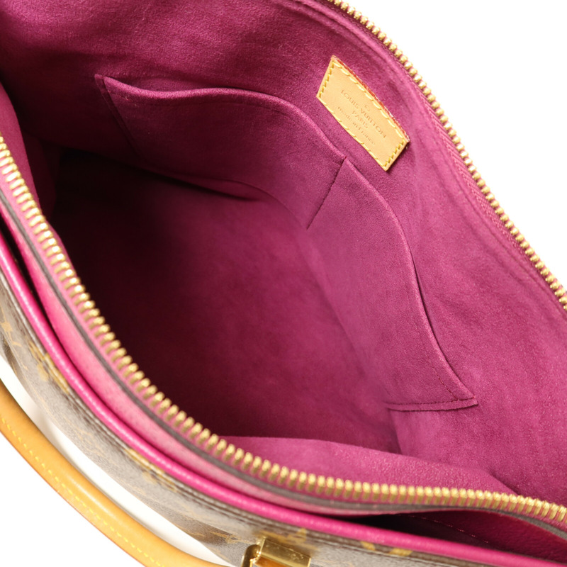 LOUIS VUITTON Monogram Pallas金扣手挽肩背兩用袋-4