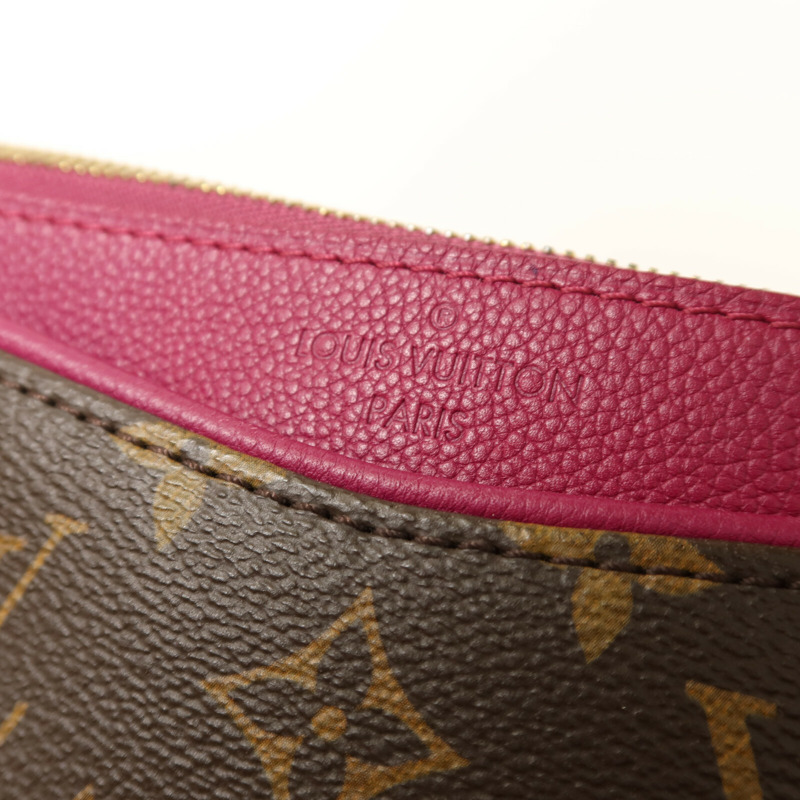 LOUIS VUITTON Monogram Pallas金扣手挽肩背兩用袋-9