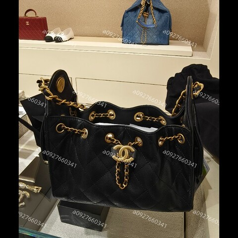 Chanel 26C mini 25bag 黑金荔枝  領券現折6888