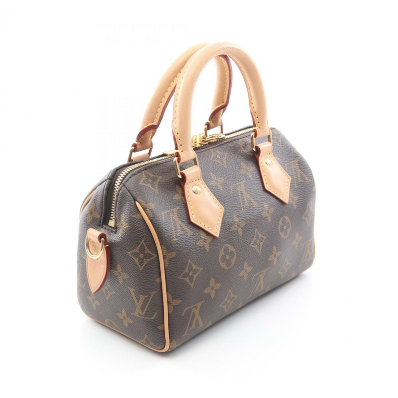 路易威登 Speedy Bandouliere 20 手提包，塗層帆布和皮革，Monogram 圖案，女士，棕色，M46234-1