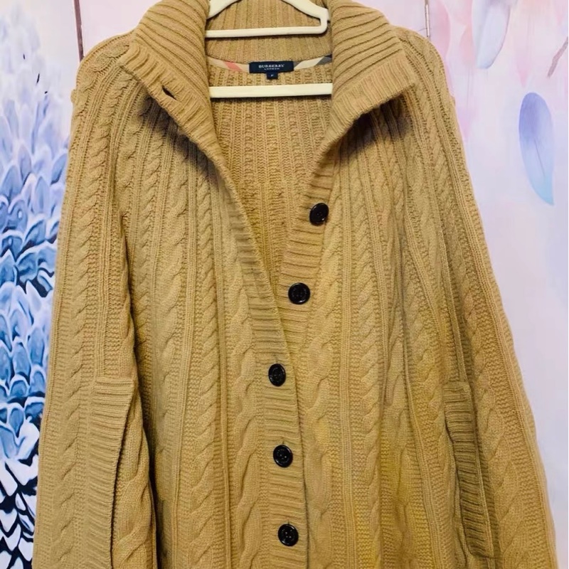 BURBERRY羊絨斗篷38碼-0