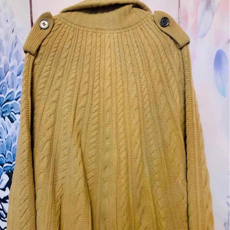 BURBERRY羊絨斗篷38碼-4