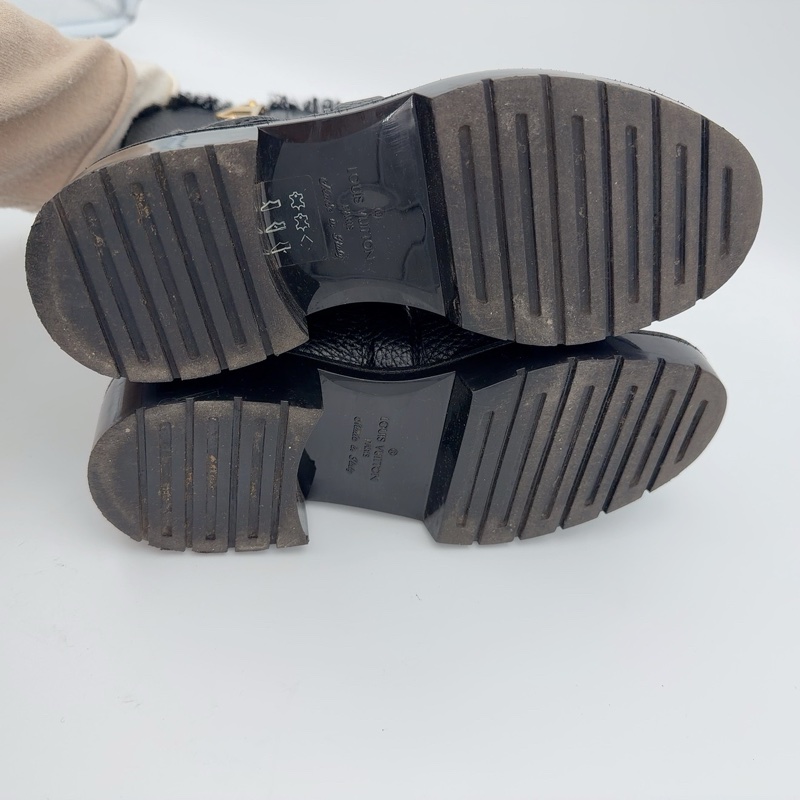 98新 LouisVuitton路易威登 加絨靴子 36碼 附件：無-7