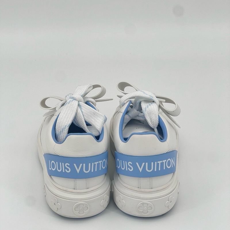 LouisVuitton路易威登 藍白色蝴蝶結休閒鞋 36碼 附件：無-5
