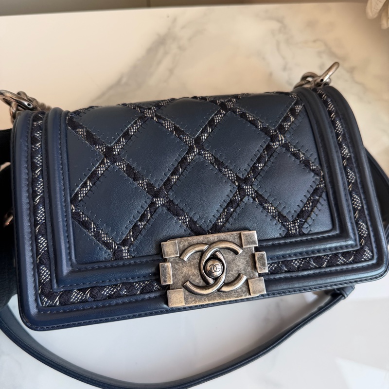 CHANEL Leboy深藍色 🩵熱門款女孩子就要多愛自己-9