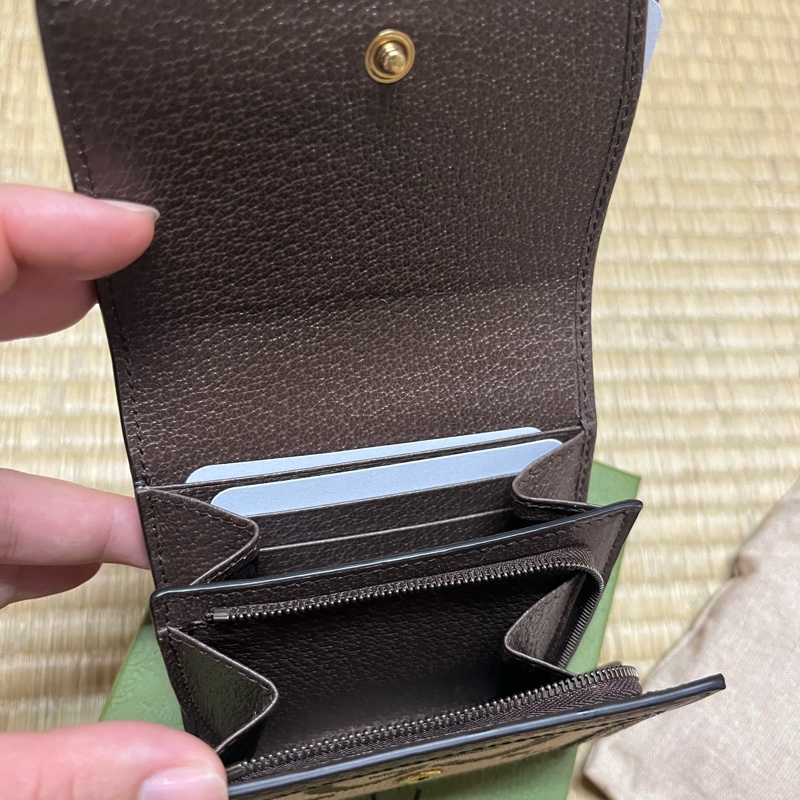 Gucci  Diana 竹節 短夾 皮夾 大G-1