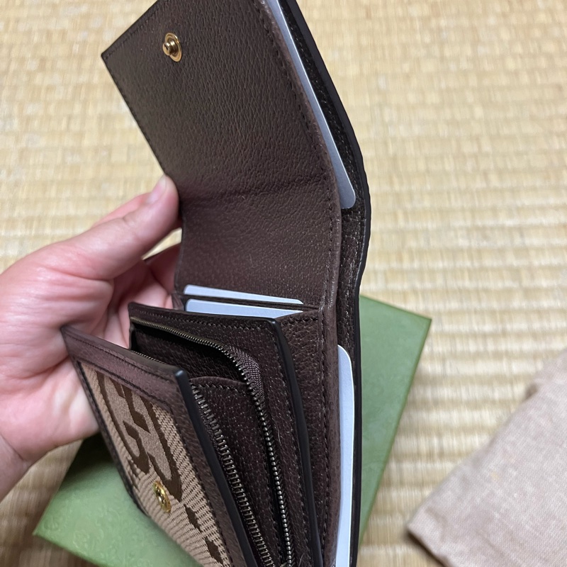 Gucci  Diana 竹節 短夾 皮夾 大G-2