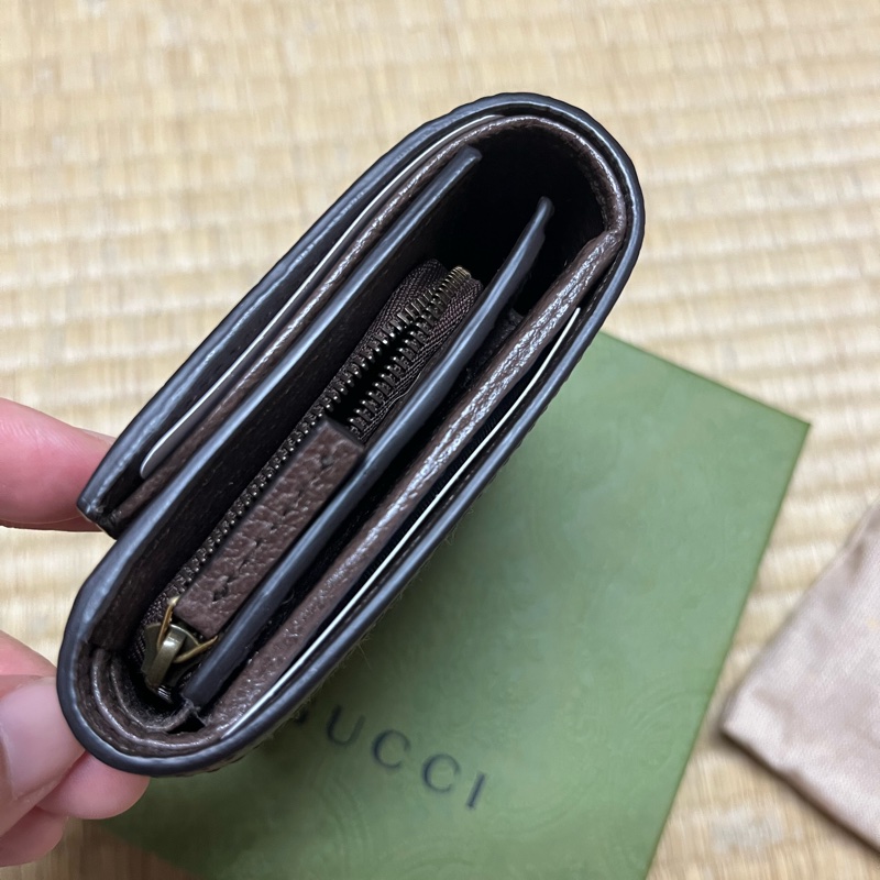 Gucci  Diana 竹節 短夾 皮夾 大G-5