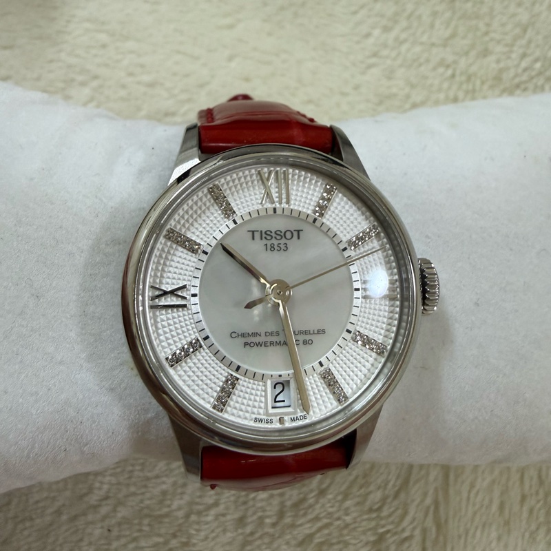 TISSOT女用鑽款機械錶-1