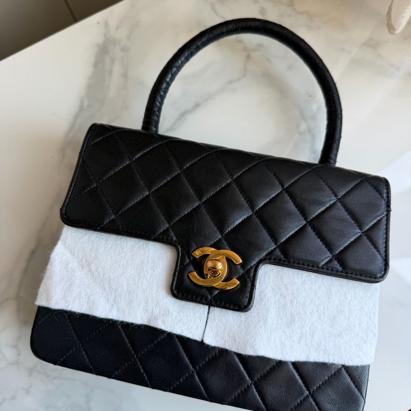 CHANEL 黑金Kelly 經典中古！得來不易🖤🖤-1