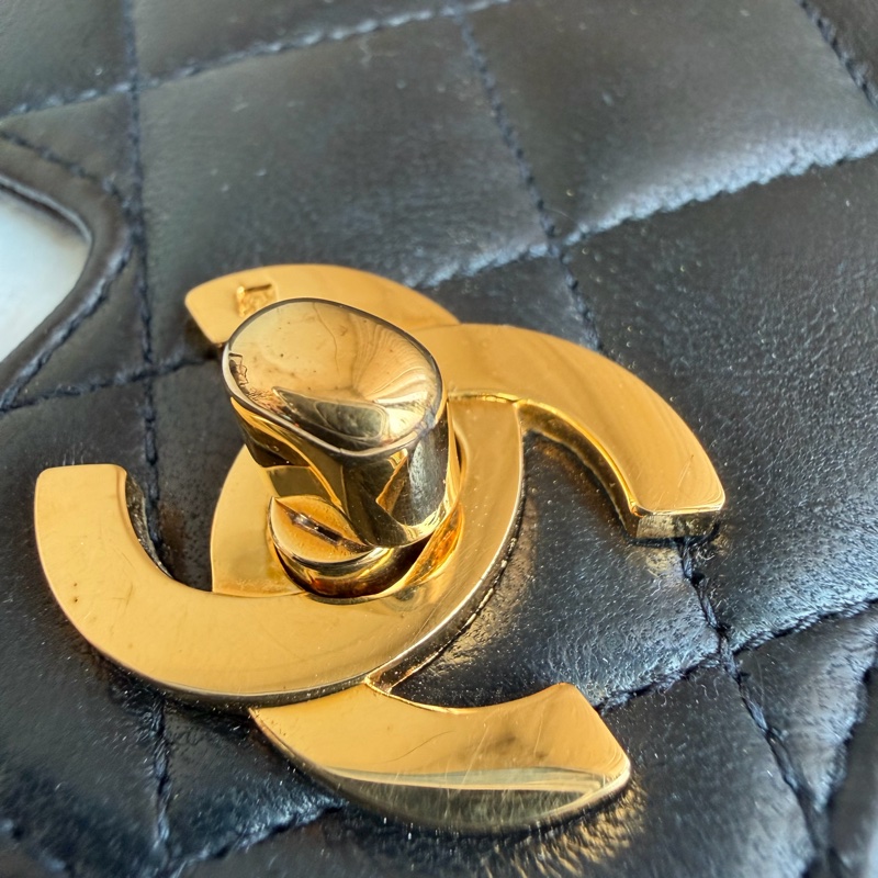 CHANEL 黑金Kelly 經典中古！得來不易🖤🖤-3