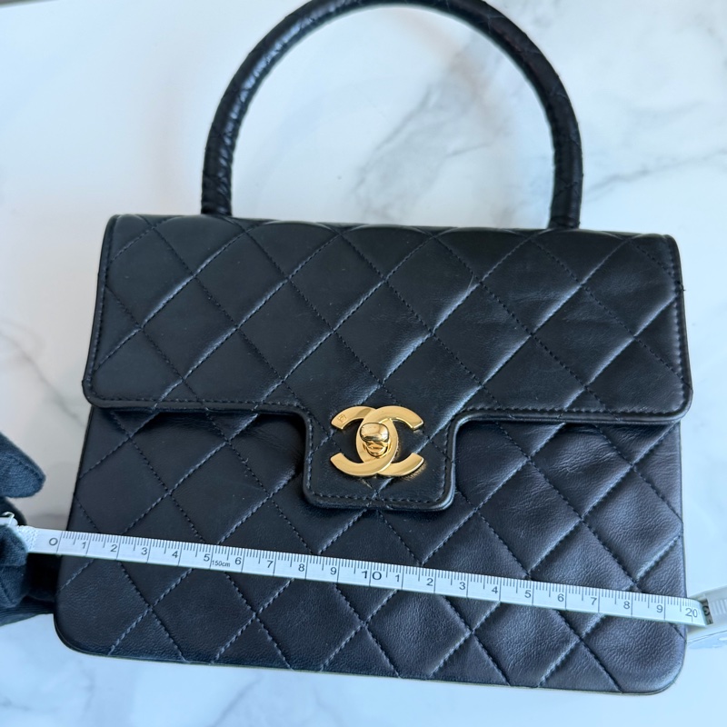 CHANEL 黑金Kelly 經典中古！得來不易🖤🖤-15