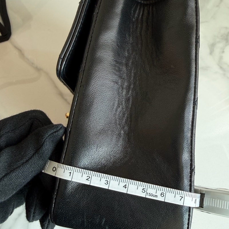 CHANEL 黑金Kelly 經典中古！得來不易🖤🖤-17