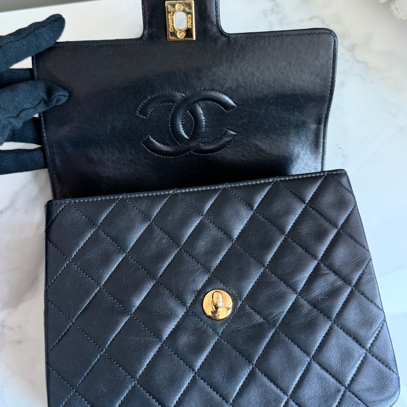 CHANEL 黑金Kelly 經典中古！得來不易🖤🖤-25
