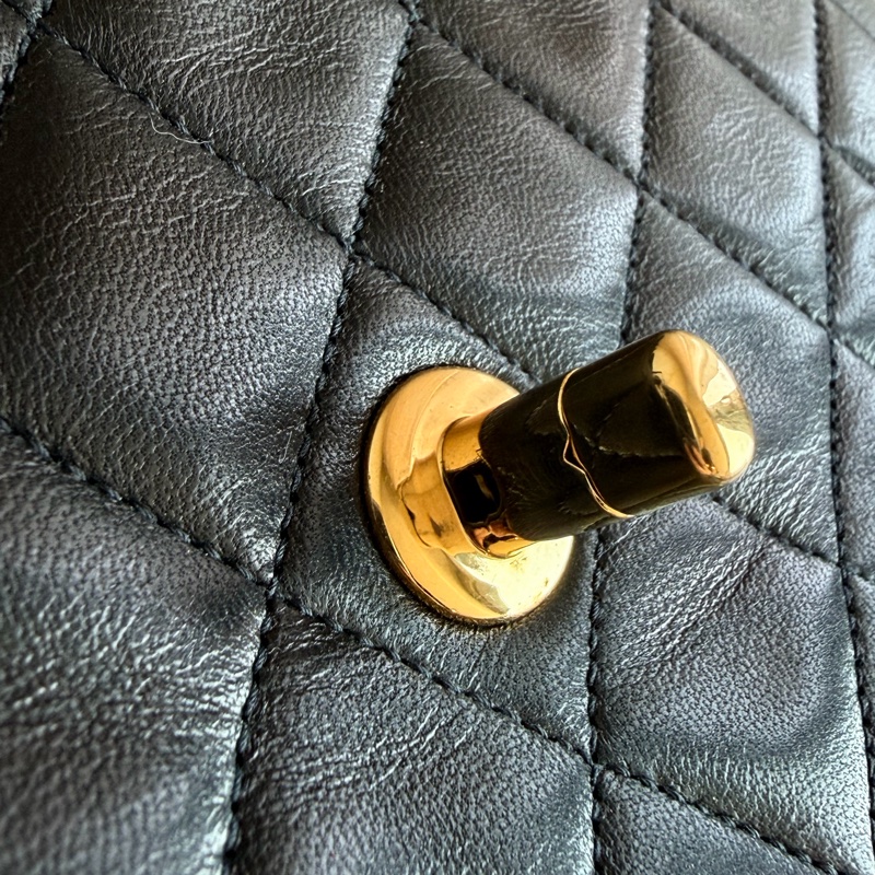 CHANEL 黑金Kelly 經典中古！得來不易🖤🖤-26